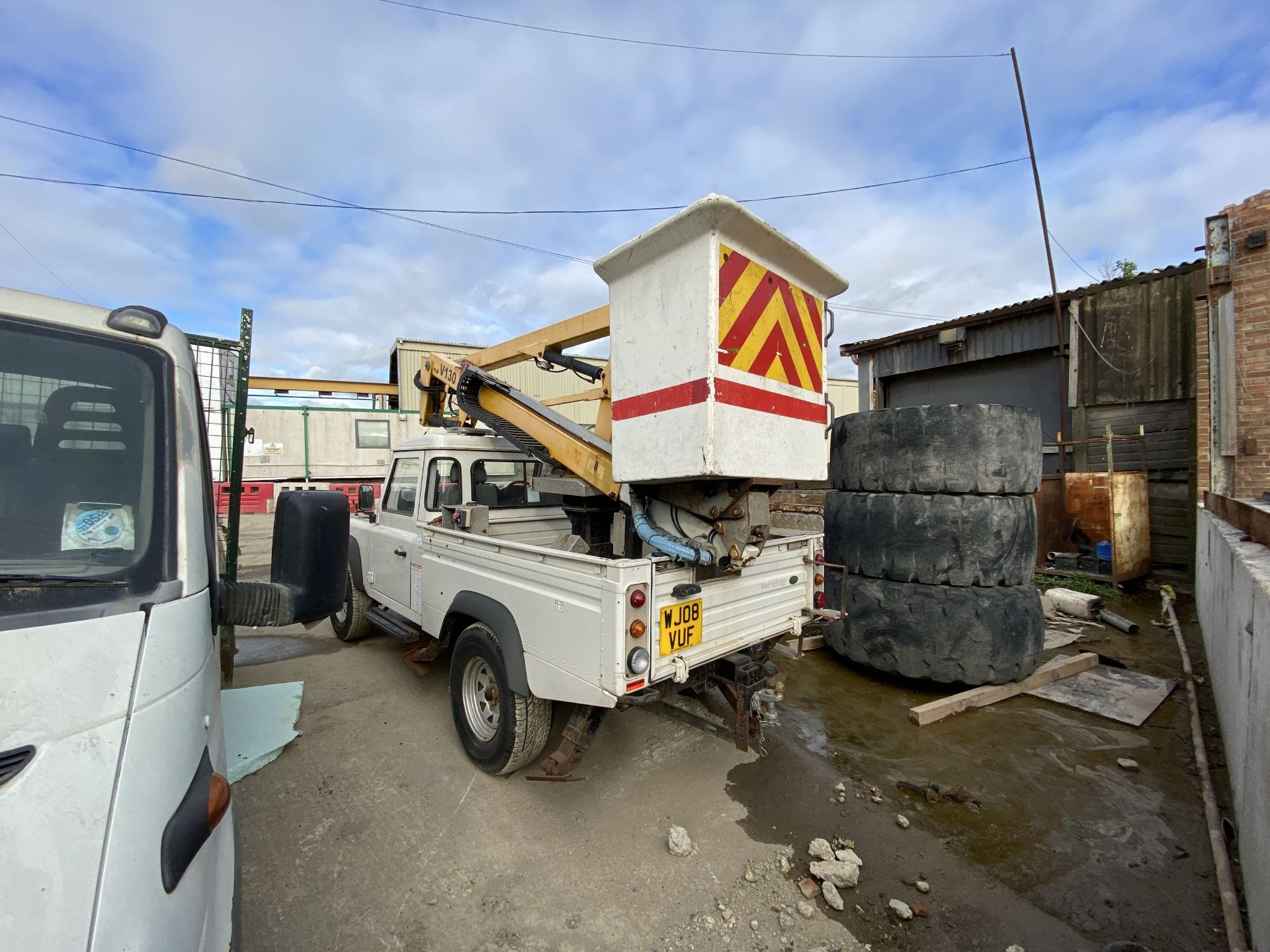 Land Rover DEFENDER 110 LWB PICKUP TRUCK, registration no. WJ08 VUF, chassis no. - Image 3 of 8