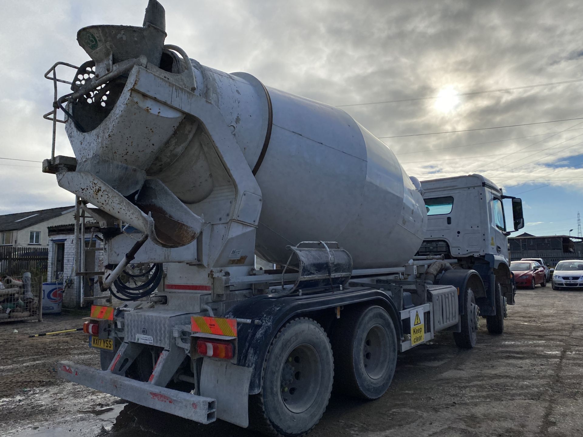 Mercedes Benz AROCS 3240 8x4 8m³ Concrete Mixer Truck, registration no. WX17 YSS, chassis no. - Image 5 of 10