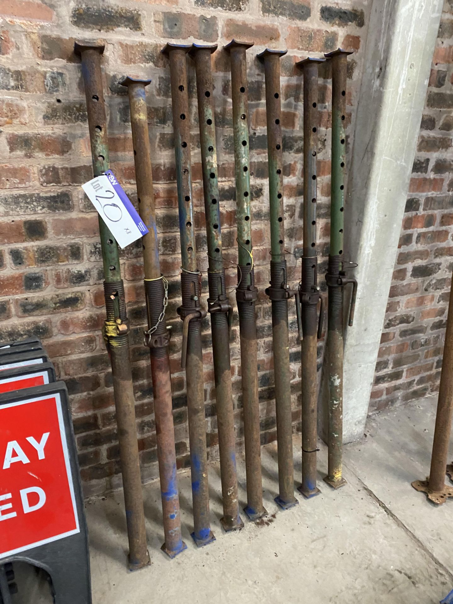 Eight Props (no vat on hammer price on this lot - however vat is payable on buyers buyers premium)