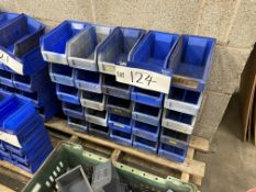 Approx. 25 Plastic Stacking Boxes (no vat on hammer price on this lot - however vat is payable on