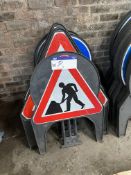 Seven Road Signs (no vat on hammer price on this lot - however vat is payable on buyers buyers