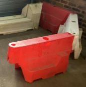 Seven Water Filled Barriers, Note, this lot (offered for sale by kind permission on behalf of