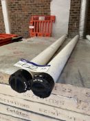 Two Akras Roof Rack Tubes, each approx. 3.7m long (no vat on hammer price on this lot - however