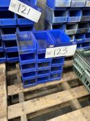 Approx. 15 Plastic Stacking Boxes (no vat on hammer price on this lot - however vat is payable on