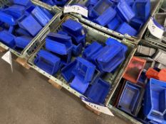 Approx. 25 Plastic Stacking Boxes, (excluding plastic container box) (no vat on hammer price on this