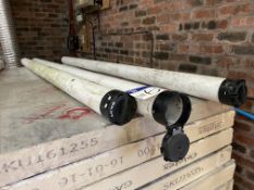 Two Akras Roof Rack Tubes, each approx. 3.7m long (no vat on hammer price on this lot - however