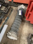 Galvanised Steel Chain Link Fencing, in one roll (no vat on hammer price on this lot - however vat
