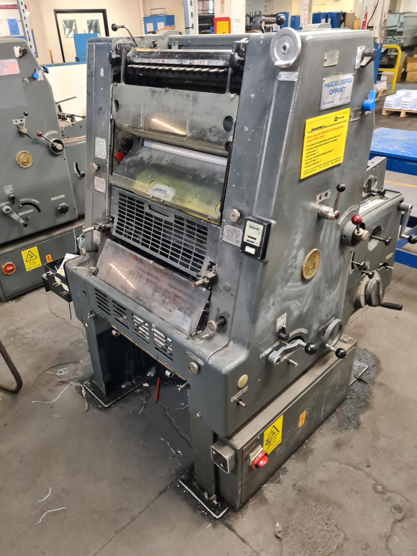 Heidelberg GTO 32 x 46cm Single Colour Offset Printing Press, machine no. 667916, total no. of - Image 2 of 6