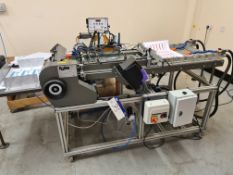 Bespoke Sheet Gluing Machine, with Glu-Bind quadraplex control, Rollen vacuum feeder and