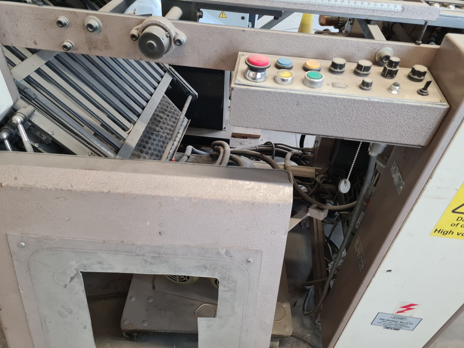 Shoei Star SPK56 Folding Machine (for parts or repair only), serial no. 100824Please read the - Image 5 of 7