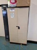 Two Metal Double Door CabinetsPlease read the following important notes:- Collections will not