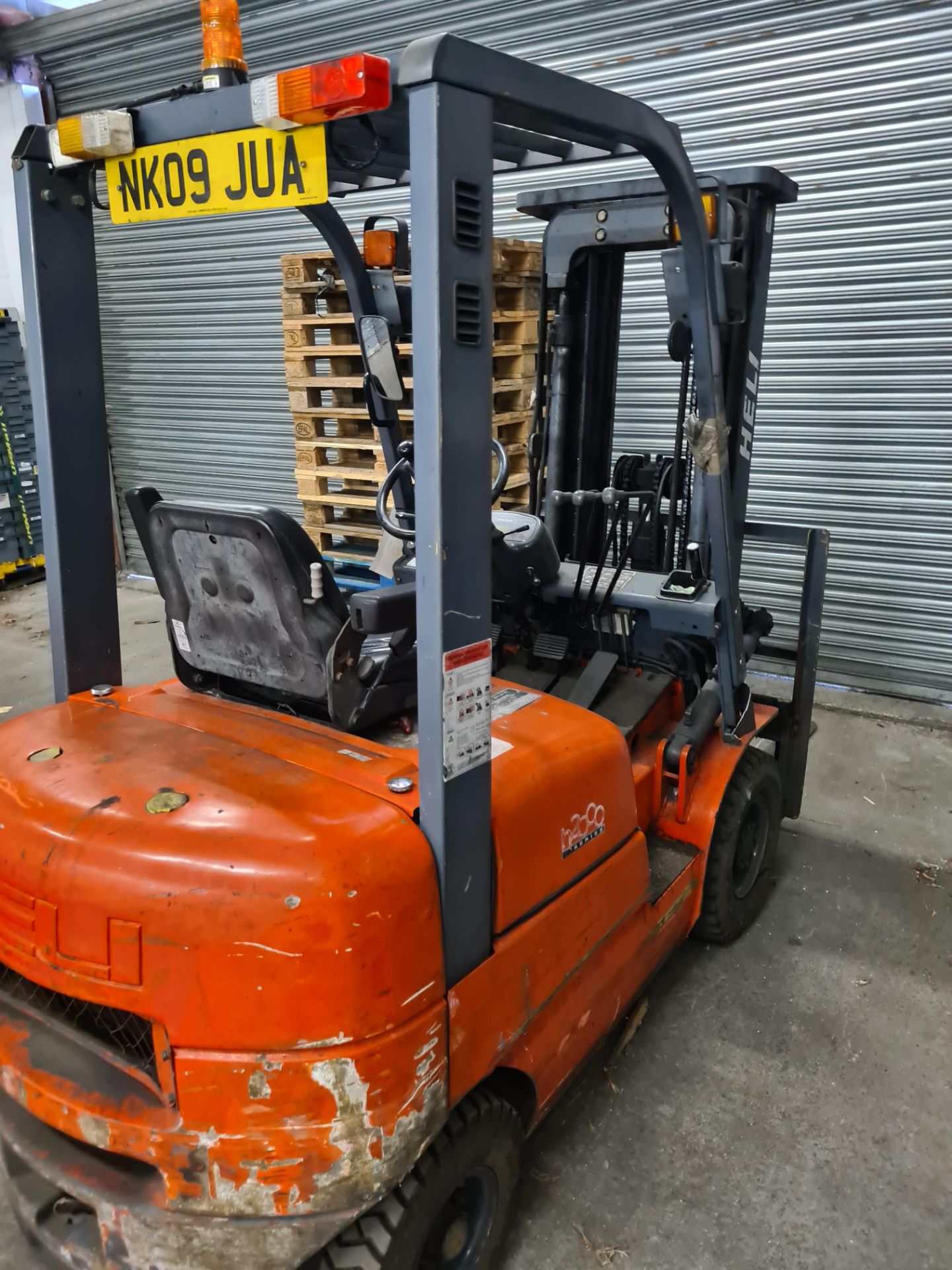 Heli HFD15 Diesel Forklift, serial no. H7433, SWL 1500kg, lift height 4.5m, hours unknown. ( - Image 2 of 3