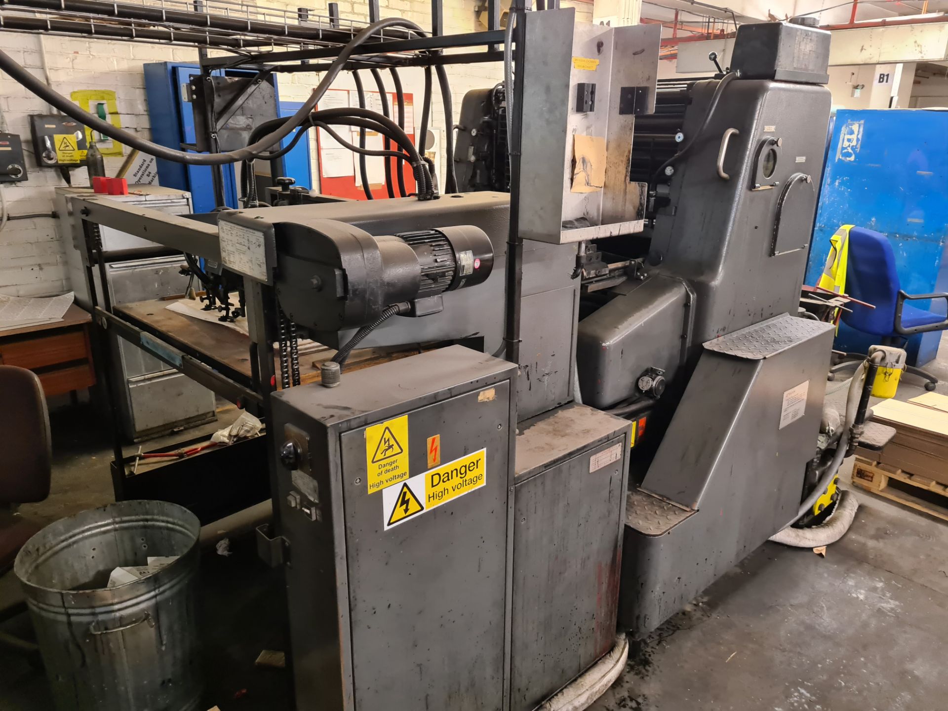 Heidelberg SORD Single Colour Offset Printing Press (modified for inkjet numbering), machine no. - Image 3 of 10