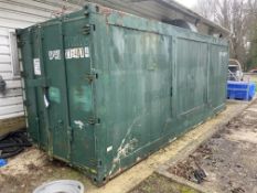 20ft Steel Shipping Container (excluding contents – reserve removal until contents cleared)Please