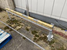 Bolted Fabricated Steel Barrier Rail, approx. 2m longPlease read the following important notes:-