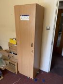 Oak Veneered Single Door CabinetPlease read the following important notes:-Removal of Lots: A sole