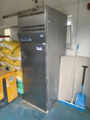 Gram Stainless Steel Single Door Freezer, approx. 750mm x 1m x 2.2m overallPlease read the following