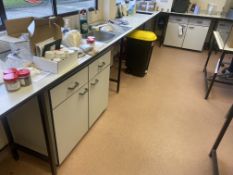 Two Double Door Laboratory CabinetsPlease read the following important notes:-Removal of Lots: A