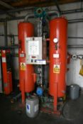 Rohr System-Techick WVN0180 Dessicant Compressed Air Dryer System, serial no. 4785/14 and 4785/13,