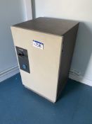 Chubb Steel Security Safe, approx. 650mm x 620mm x 1.1m high, with keyPlease read the following