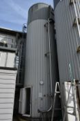 Approx. 25 tonne (flour capacity) SKIRTED FLOUR STORAGE SILO, approx. 3m dia. x approx. 8m deep