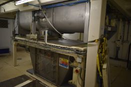 Berg & Zonen Waddinxveen BMW STAINLESS STEEL HORIZONTAL DOUBLE SHAFT MIXER, serial no. 193110,