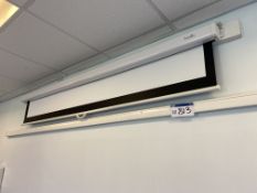 Sapphire Wall Mounting Retractable Projector Screen, approx. 2.2m widePlease read the following