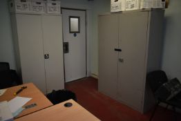 Two Double Door Steel Cabinets, with contentsPlease read the following important notes:-Removal of