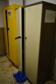 Loose Contents of Room, including steel double door cabinets, ladder, pump and cleaning