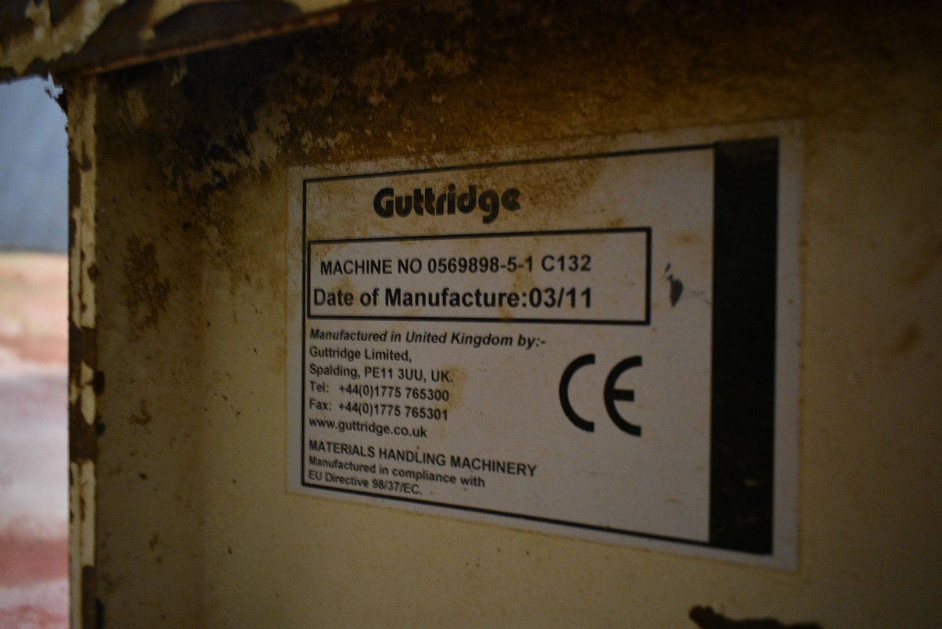 Guttridge Approx. 350mm dia. Inclined Screw Convey - Image 4 of 5