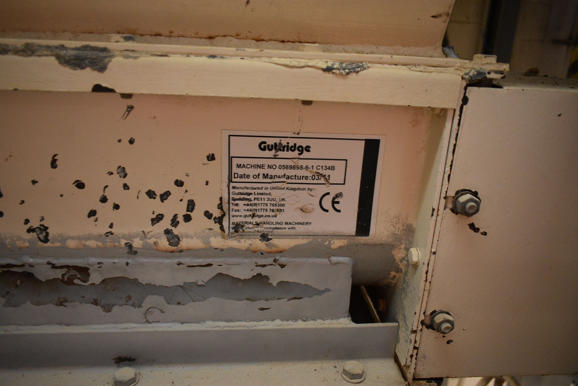 Guttridge Twin Taper Screw Hopper Discharge Convey - Image 3 of 3