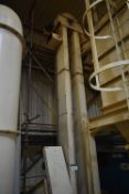 Belt & Bucket Elevator, 300mm wide on leg section,