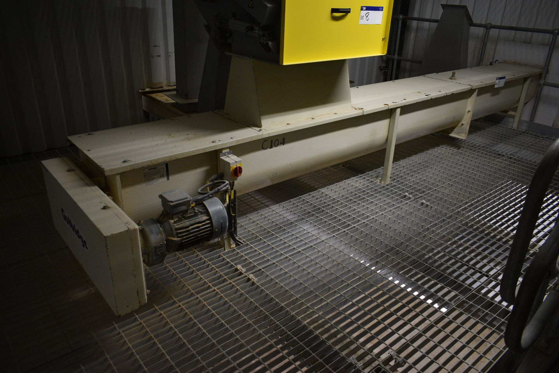 Guttridge 400mm dia. SCREW CONVEYOR, serial no. 05 - Image 2 of 7