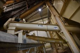 300mm dia. Inclined Screw Conveyor, approx. 11m lo