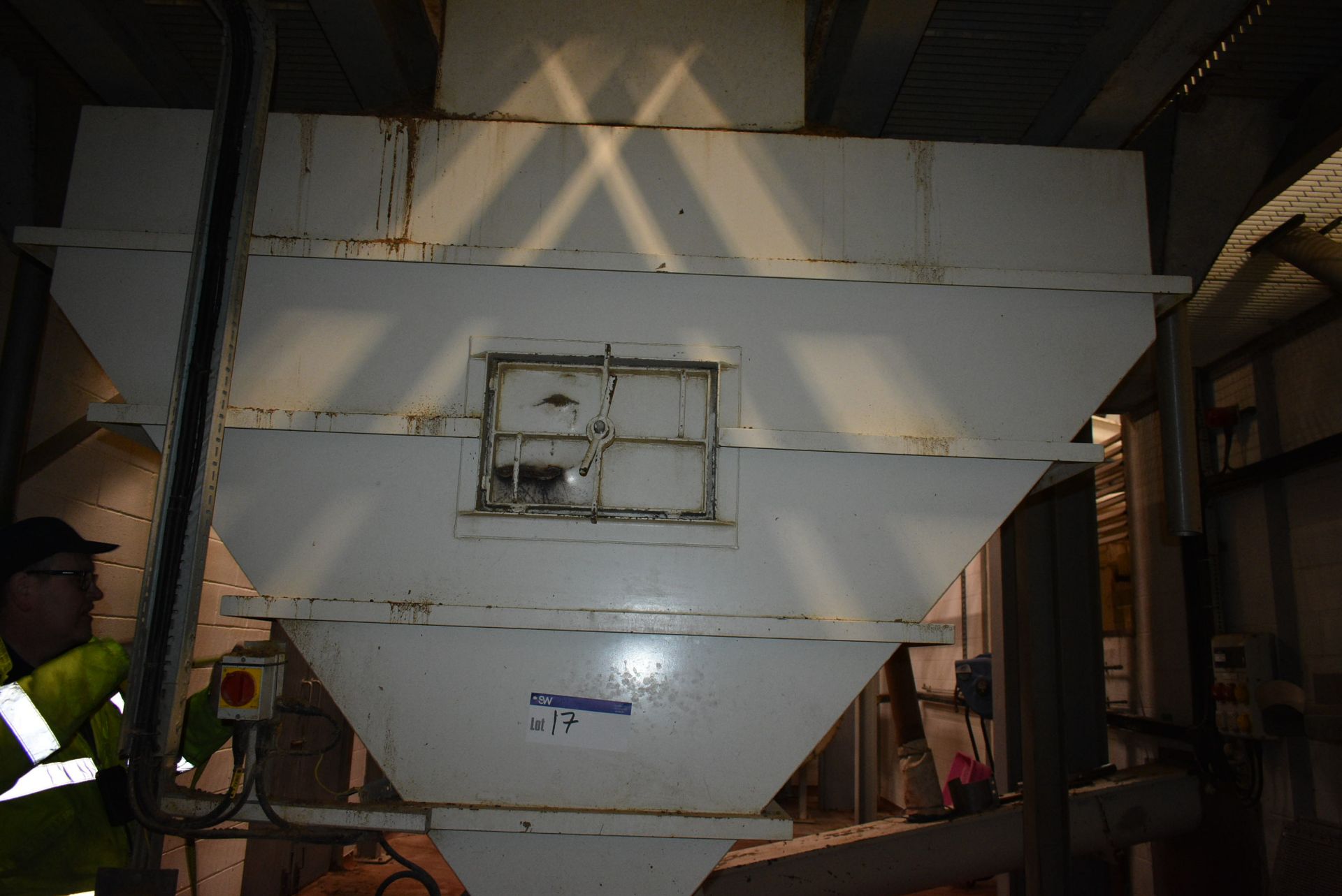 Welded Steel Grinder Discharge Hopper, approx. 4m - Image 5 of 6