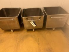 Three Perforated Tote Bins, item located in Bury St Edmunds, lift out charge - £30Please read the