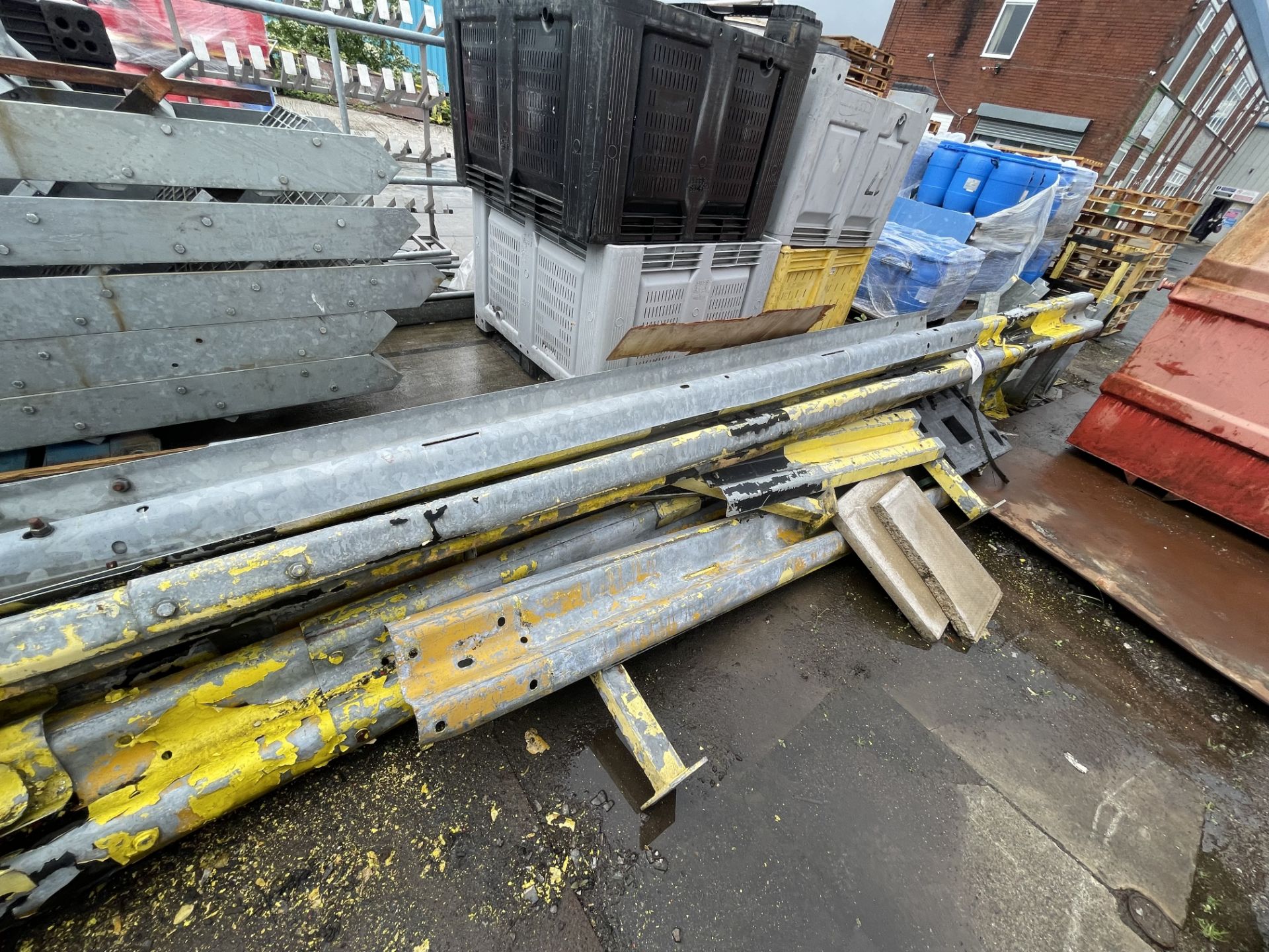Assorted Galvanised Steel Safety Barriers (please - Image 4 of 5