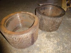 Two x CPM 7900 Fluted Roll Shells (understood to be new/ unused), free loading onto purchaser's