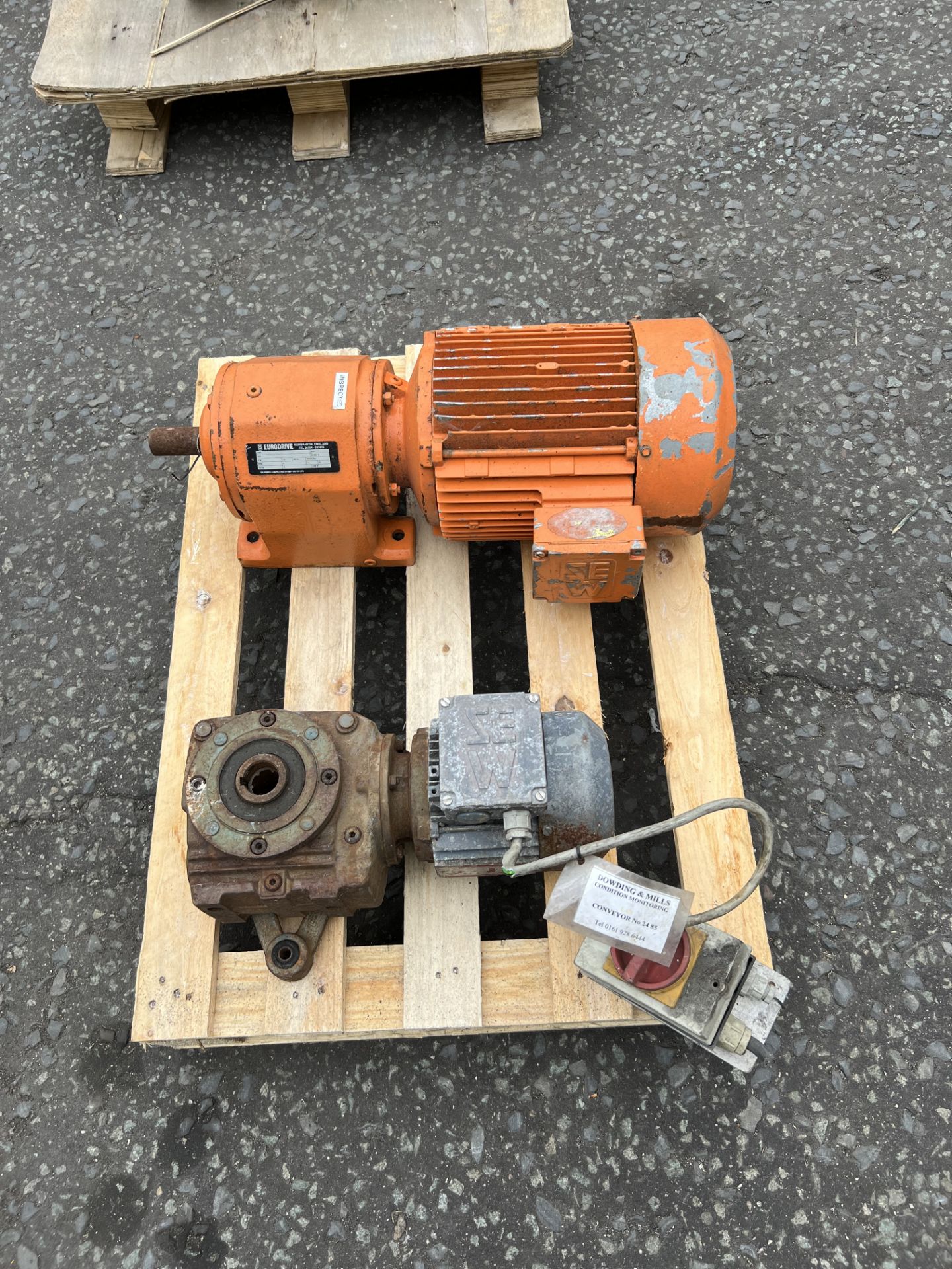 SEW & Eurodrive Electric Motors, with gearboxes, a