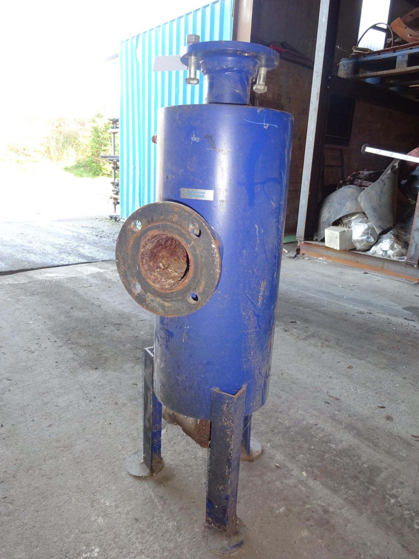 Fulton Blowdown Vessel, plant no. 57, dimensions approx. 3in inlet/outlet, capacity 16L, free - Image 2 of 4