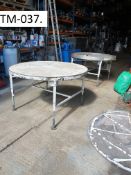 Sorma 1500mm dia. Mild / Wood & Plastic Turn Table, free loading onto purchasers transport - Yes,