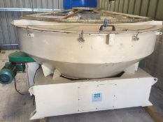 PTN SR200E Super Rotor Sifter, sifting chamber, with screen deck, outlet for fines and product