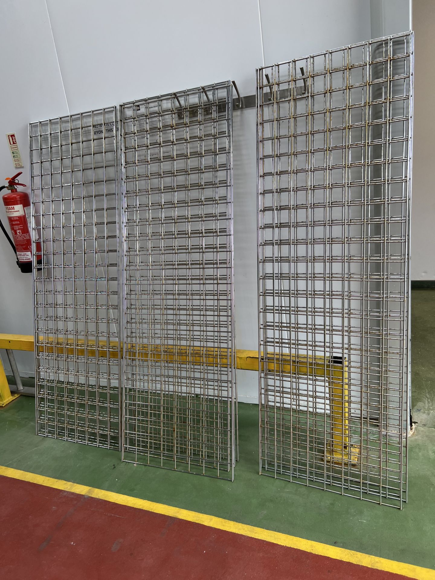 Six Heavy Duty Wire Mesh Room Dividers, approx. 36 - Image 2 of 2