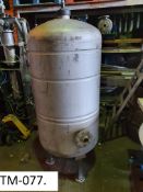 Stainless Steel 400L Tank, on legs, with internal coils fitted also has an insulation plastic