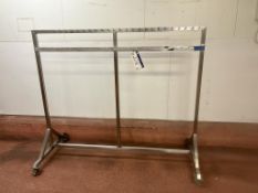 Mobile Coat Hanger, approx. 2m x 1.7m high, item located in Bury St Edmunds, lift out charge - £