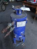 Fulton Blowdown Vessel, plant no. 57, dimensions approx. 3in inlet/outlet, capacity 16L, free