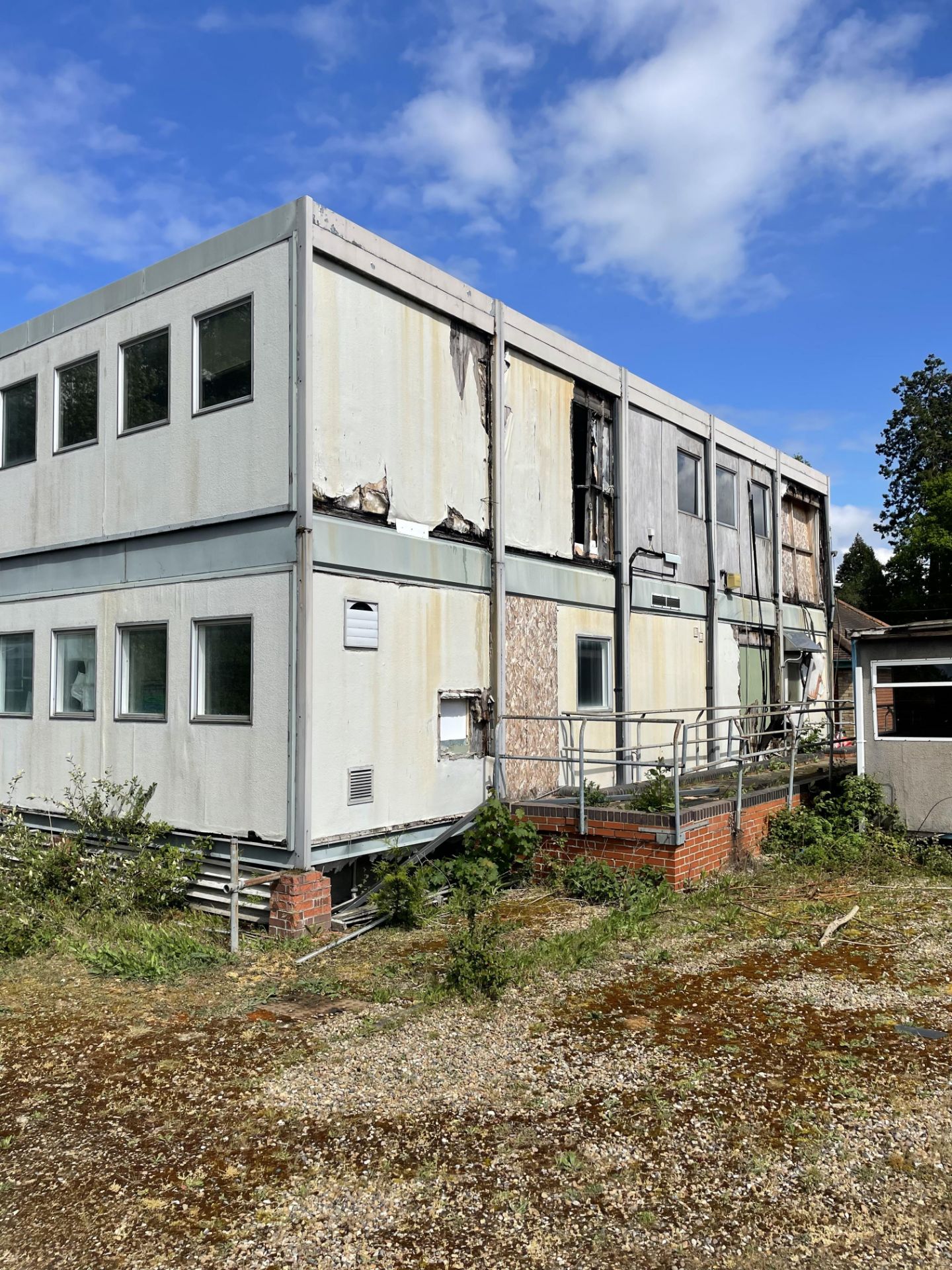 Ten Connected Portable Office Buildings (two storey building), with open plan offices upstairs, - Image 2 of 33