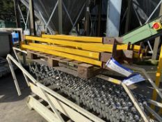 Assorted Hand Rails, as set out on pallet. Lot located at Spilsby Road, Boston, PE22 8JT. w3w