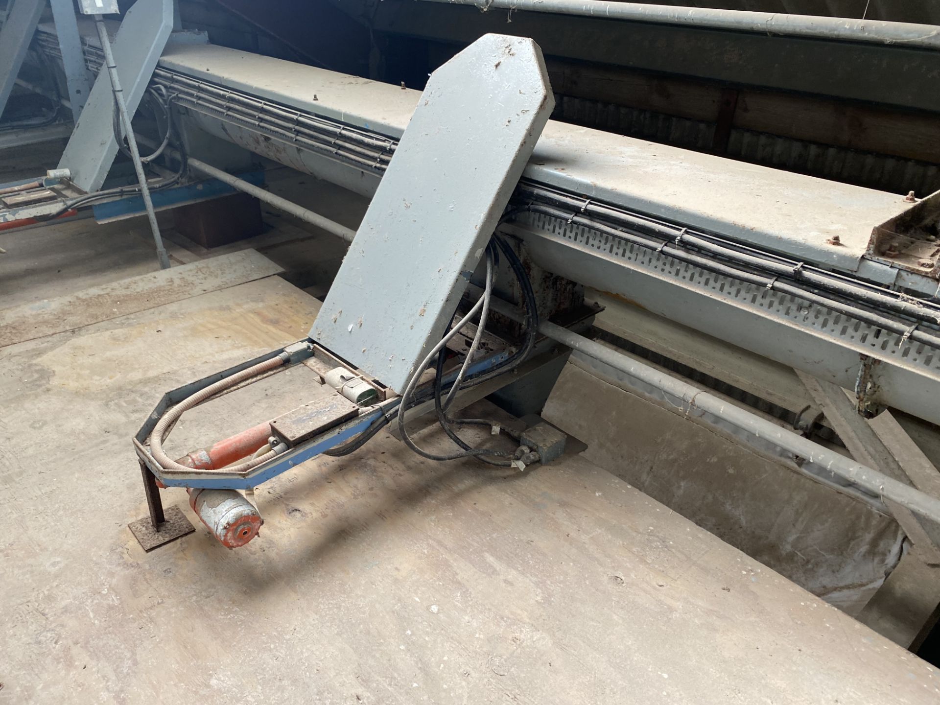 Bloomfields 250mm dia. Screw Conveyer, with eight discharge outlets, seven electric slides, year - Image 8 of 8