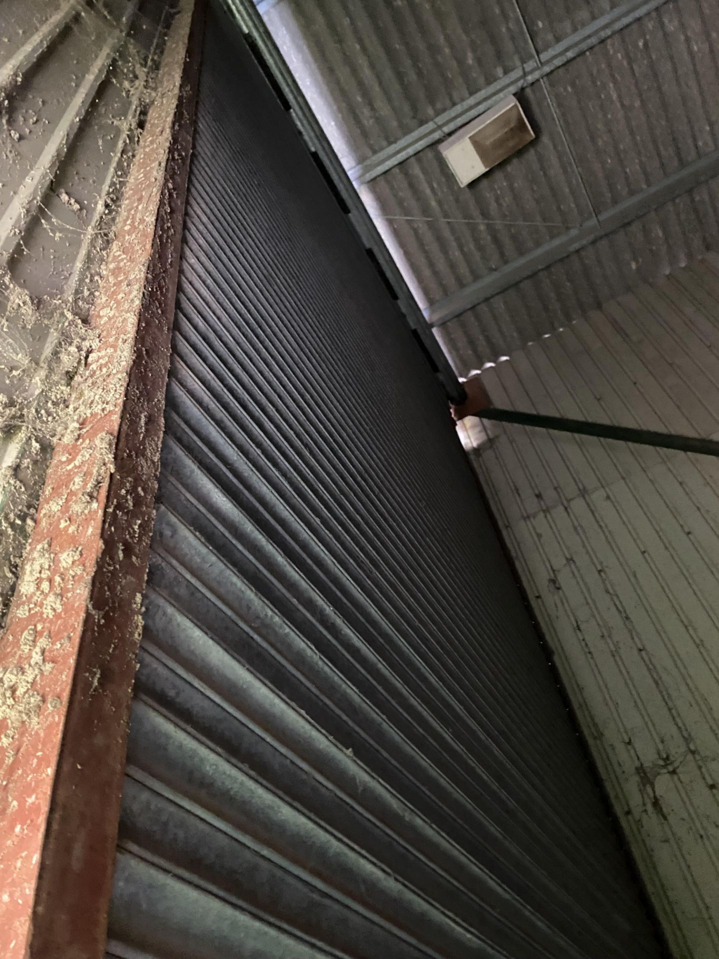 Galvanised Steel Electric Lift Roller Shutter Door, approx. 3.6m wide x 6.8m high, purchaser - Image 2 of 3